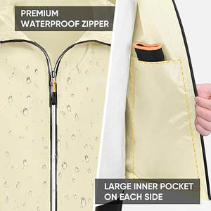 Veste coupe-vent en jean vintage légère et imperméable pour hommes, à séchage rapide, écologique, pour l'extérieur, la randonnée et l'hiver - Product Image 4