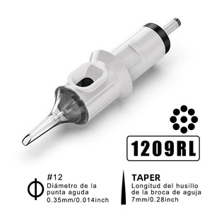 20 pezzi 0042B (1207RL) aghi per tatuaggi di qualità Premium per uso professionale