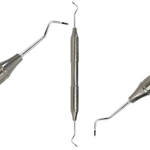 Spatule en acier inoxydable de qualité supérieure 204S, instrument d'hygiène dentaire à double extrémité pour l'élimination de la plaque et du tartre, fabriqué au Pakistan - Product Image 1