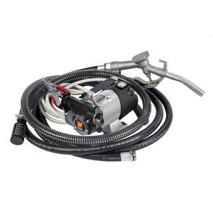 Meclube 85 Lt/min 24V Manual Nozzle Electric <b>Transfer</b> <b>Pump</b> Kit for Diesel Battery Powered <b>Fuel</b> <b>Pump</b> & Parts - Product Image 1