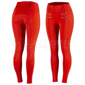 Breathable <b>Equestrian</b> Tights for Women High Waist Compression Riding <b>Leggings</b> Custom Available - Product Image 1