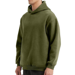 Ensemble de survêtement pour homme de haute qualité, vente en gros, OEM, logo personnalisé, streetwear, capuche respirante avec œillets, polaire et panneau en tricot - Product Image 6