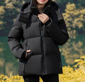 Chaqueta de trabajo con capucha, impermeable, reversible, transpirable, a prueba de viento, para hombre, Abrigo acolchado de lana de poliéster, estilo informal para el trabajo y al aire libre - Product Image 3