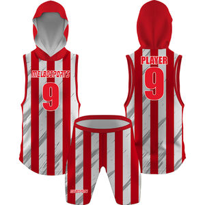 2025 nueva llegada precio al por mayor logotipo personalizado diseño 7on7 conjuntos de uniformes de fútbol Spandex/poliéster ropa de equipo de impresión por sublimación - Product Image 1