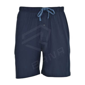 Pantalones Cortos Deportivos de Lona para Hombre, Diseño con Logotipo Personalizado, Elegantes, Casuales, Cómodos, Cintura Elástica, 100% Algodón, Color Sólido, en Venta - Product Image 3
