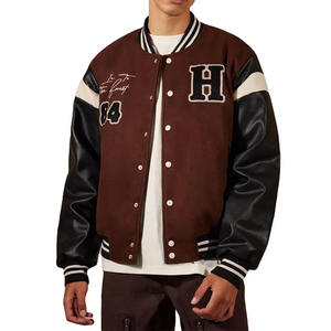 Cheap Premium Look Men's Hooded Varsity Jacket with Waterproof Breathable <b>Fabric</b> Front Logo Option for Bulk & Retail Buyers - Product Image 1