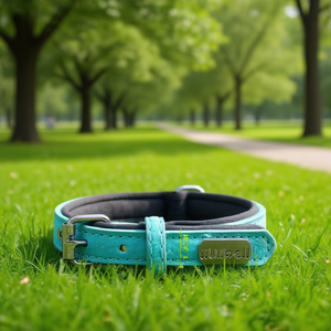 PU Neoprene Padded Dog <b>Collar</b> for <b>Pets</b> - Product Image 3