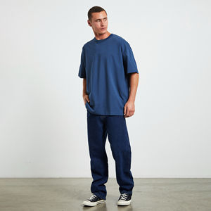 Camiseta Unisex Extra Grande de Color Sólido para Hombre, Tejida en Algodón 100% Transpirable, 2025, con Servicio OEM Personalizado - Product Image 3