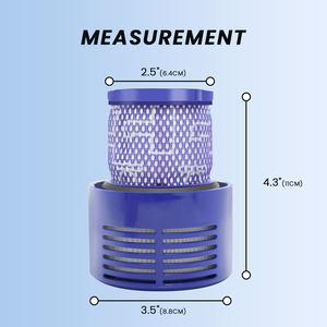 Lot de 2 filtres de rechange pour Dyson <span class=keywords><strong>V10</strong></span> Cyclone Series, <span class=keywords><strong>V10</strong></span> Animal, <span class=keywords><strong>V10</strong></span> <span class=keywords><strong>Absolute</strong></span>, <span class=keywords><strong>V10</strong></span> Total Clean, SV12 - Product Image 2