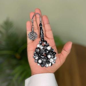 Tasbih en résine naturelle de qualité supérieure, chapelet islamique, tasbeeh musulman, fait à la main en Inde - Product Image 4