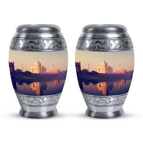 Taj Mahal Scenic Urn for <b>Ashes</b> Personalized Decorative <b>Keepsake</b> Modern Adult Burial Adult Memorial Urn for Human <b>Ashes</b> <b>Keepsake</b> - Product Image 5
