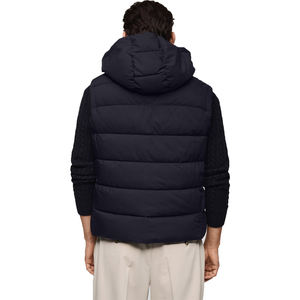 Chaleco acolchado para hombre, chaqueta sin mangas de invierno con logotipo personalizado, chaleco Cálido impermeable para el cuerpo, chaleco aislado para exteriores - Product Image 4