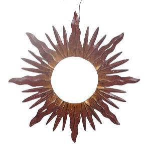 Decoración tradicional para el hogar con forma de Sol para adornos decorativos de linternas de hierro y adornos de decoración de fiestas de festivales de bajo precio - Product Image 1