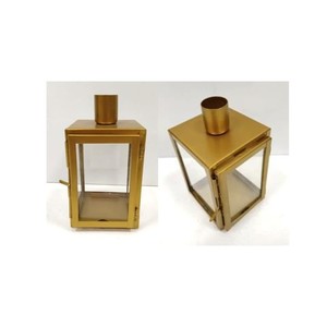 Lanterne en bois et verre Usine Vente chaude T Bougeoir Lanterne Avec poignée pour l'utilisation de la décoration extérieure et intérieure - Product Image 2