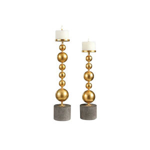Direct Factory Sale High Quality Customizable Gold Metal <b>Candlestick</b> <b>Holder</b> Decorative Centerpiece for Home Decoration Wholesale - Product Image 4