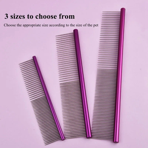 New Eco-Friendly Simple Style Cat and Dog Comb Open Knot Pet <b>Hair</b> Fur Shedding Grooming <b>Trimmer</b> Comb Blade Brush - Product Image 6
