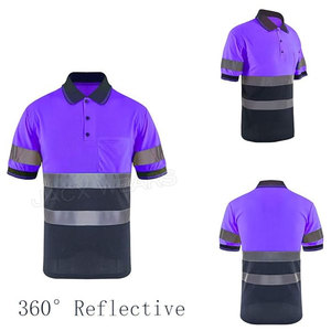 เสื้อโปโลลายเส้นสะท้อนแสงมองเห็นได้ชัดเจนปรับแต่งได้เสื้อผ้ากันน้ำ - Product Image 4