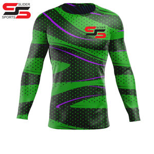 Créez votre propre maillot de compression à transfert thermique BJJ, Rash Guard imprimé numériquement, sous-vêtements personnalisés pour hommes, OEM, respirants - Product Image 4
