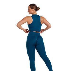 Camisetas sin mangas para mujer 2026 al por mayor, personalizadas, lisas, de alta calidad, ligeras, con media cremallera, ajustadas, transpirables, de secado rápido, 100% algodón - Product Image 3