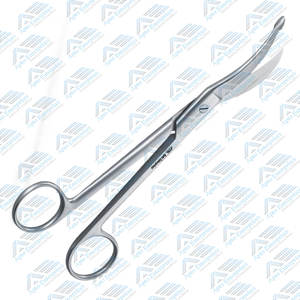 Ciseaux de barrage 18 cm coupe Waldmann gynécologie épi épisiotomie naissance coupe en acier inoxydable de qualité supérieure pour les dentistes - Product Image 5