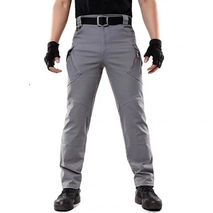 Pantalon cargo tactique en Cordura respirant, design Ripstop, devant plat, multi-poches, équipement d'opérations sur le terrain, rangement - Product Image 1
