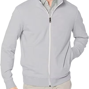 Sweats à capuche zippés en coton bio pour homme - Product Image 1