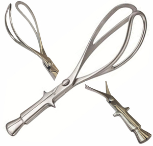 36cm Naegele Obstetrical Forceps Stainless Steel Manual Power Source Gynecology <b>Surgical</b> <b>Instruments</b> <b>Basis</b> <b>Surgical</b> <b>Instruments</b> - Product Image 2