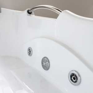 อ่างอาบน้ำอะคริลิคไฮโดรมาสสาจสำหรับคนถนัดขวา รุ่นหรูหรา ยี่ห้อ DORIS WHITE - Product Image 5