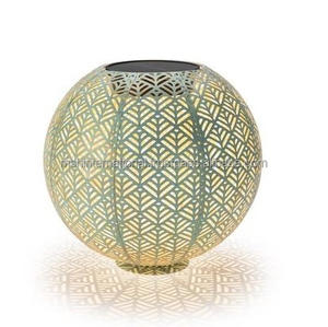 Linterna con acabado antiguo con asa Portavelas de Navidad Vela Linterna Decoración para el hogar - Product Image 5