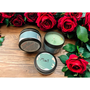 Lussuose candele profumate fatte a mano ecologiche 3 stoppini al coperto/per le vacanze personalizzabili frutta di grandi dimensioni per san valentino - Product Image 4