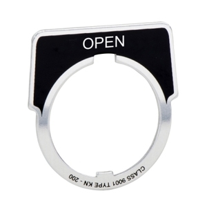 Per SCHNEIDER ELECTRIC Harmony 9001K Legend 9001KN209, Lettere in Alluminio Nero e Argento da 30mm, Schede LCD e Accessori 40x43mm - Product Image 1