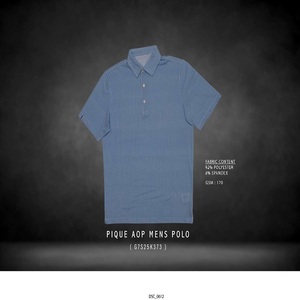 T-shirt polo pour homme Vendeurs indiens 100% coton tout mélange disponible coton extensible de qualité supérieure évacuant l'humidité coton piqué classique - Product Image 1