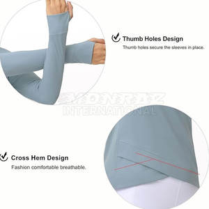 Light Weight Slim Fit <b>Women</b> <b>Compression</b> <b>Shirts</b> Eco-Friendly Breathable Quick Dry High Quality Custom Color Workout - Product Image 2