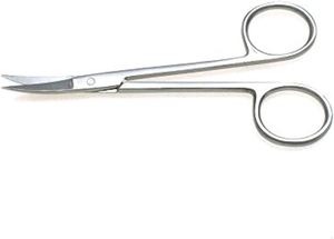 Walker Iris 10cm Ciseaux dentaires sans fil Instrument manuel en acier inoxydable pour usage chirurgical - Product Image 2