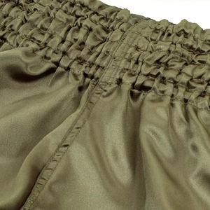 Short surdimensionné pour hommes de haute qualité Factory Direct Short de boxe respirant avec motif brodé couleur unie - Product Image 6