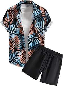 Conjunto de Camiseta de Manga Corta para Hombre, Nuevo Diseño de Verano con Estampado de Montaña Nevada, Tendencia de Moda, Corte Ajustado, Talla Grande, Conjunto Deportivo de Dos Piezas - Product Image 6