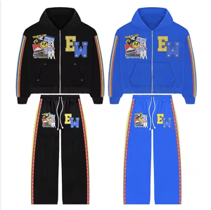 Venta al por mayor térmica 500 Gsm peso pesado pulóver sudaderas con capucha 100% algodón personalizado impreso diseño de gran tamaño para los hombres para el invierno - Product Image 2