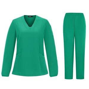 ชุดยูนิฟอร์มสำหรับโรงพยาบาลพยาบาลสำหรับผู้หญิงชุดผ่าตัดแขนยาวสำหรับร้านเสริมสวย - Product Image 3