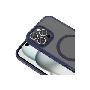 Netzy Premium Shockproof Silicone Cover for iPhone 16 Pro for Magsafe <b>Charging</b> Compatible Matte Back SAFA Sio <b>Case</b> INS Styles - Product Image 6