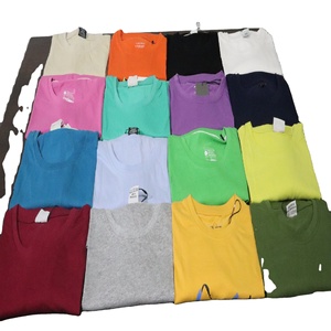 T-shirt de luxe uni en coton lourd de qualité supérieure unisexe impression personnalisée T-shirt imprimé à col rond prix de gros - Product Image 1