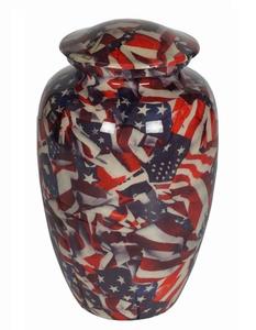 Nouveau élégant marbre impression métal crémation couleur classique urne funéraire pour cendres humaines urne Multi classique Camouflage crémation urne - Product Image 6