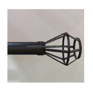 Fancy and Modern Curtain Finials for Tracks Rails and <b>Poles</b> for Door and Window in Customized Finishes and All Diameters - Product Image 4