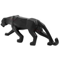 Sculpture de table la plus vendue en métal Tiger Design avec base en marbre Décoration intérieure faite à la main Sculpture abstraite en vrac Pri