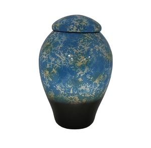 Urna funeraria de oro negro impresa con tema de pato terminado para cenizas de adultos Urna de recuerdo de calidad premium a la venta - Product Image 2