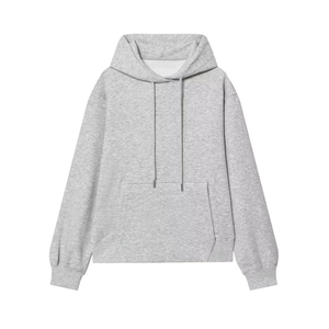 Ensemble sweat à capuche brodé et pantalon de jogging à taille élastique pour homme, couleur unie, coupe régulière, respirant, collection Hiver 2026 - Product Image 5