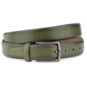 Cinturón de Color marrón de calidad superior con hebilla metálica Cinturón duradero Venta al por mayor 2024 Cinturones de cuero genuino de lujo de Pakistán - Product Image 1