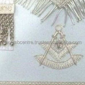 Tabliers de cérémonie maçonniques de haute qualité, écharpes et colliers brodés sur mesure, accessoires cérémoniels durables – Fabricant - Product Image 6