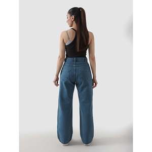 Veste en denim bleu Cross Star 100% coton avec décoration brodée - Product Image 5