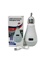 Vente chaude LED Lampe de secours 15W E27 B22 Li-ion Batterie rechargeable AC/DC Utilisation saine Ampoule LED