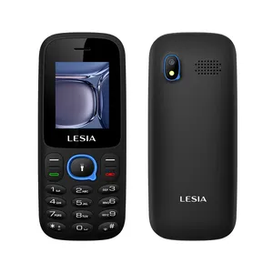 LESIA 잠금 해제 기본 휴대 전화 1.77 인치 800MAH 2G 듀얼 SIM 카드 큰 버튼 기능 학생을위한 휴대 전화 노인